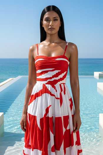 Buy_Poppi_White Silk, Bemberg Bandeau Neck Floral Print Dress _Online_at_Aza_Fashions