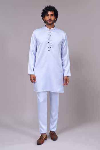 Buy Aariyana Couture Blue Mirror Work Jacket And Kurta Set Online at Aza Fashions Buy_Aariyana Couture_Blue Mirror Work Jacket And Kurta Set _Online_at_Aza_Fashions
