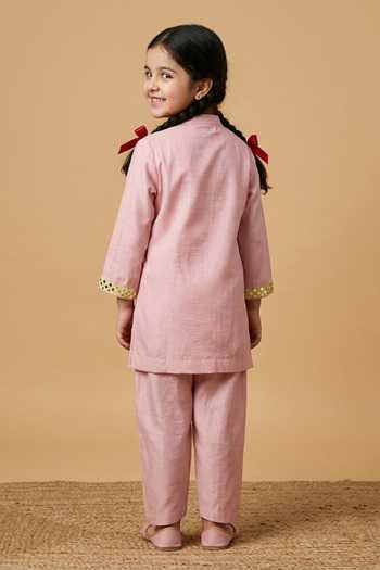 Byb Premium Mirror Embroidered Kurta Set 