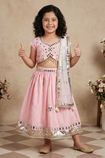 Byb Premium Hand Embroidered Blouse Lehenga Set 