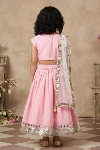 Byb Premium Hand Embroidered Blouse Lehenga Set 