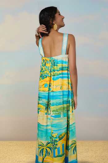 Dash And Dot Scenic Print Maxi Dress 