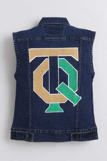 Mini Stitch Printed T Shirt With Jacket 