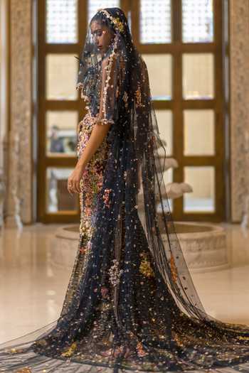 Moledro Embellished Corset & Lehenga Set