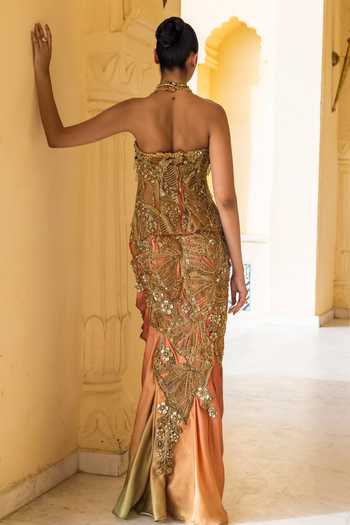 Moledro Solara Embroidered Skirt Set