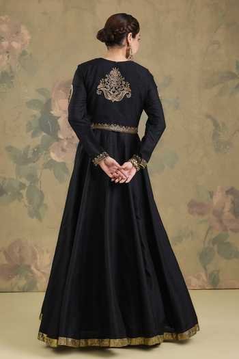 Studio A Embroidered Jacket With Anarkali Set 