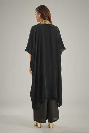 Studio A Embroidered Kaftan & Pant Set 