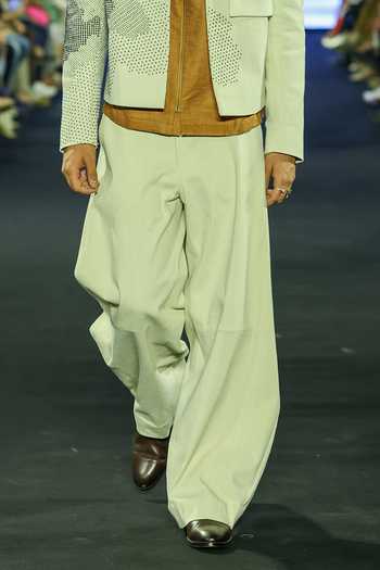 Dhruv Vaish Ivory Linen, Denim Thread Embroidered Jacket Set Online at Aza Fashions Dhruv Vaish_Ivory Linen, Denim Thread Embroidered Jacket Set _Online_at_Aza_Fashions