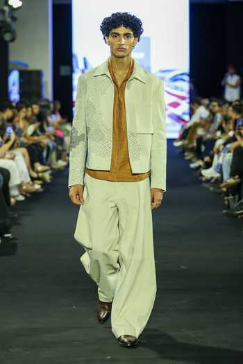 Dhruv Vaish Thread Embroidered Jacket Set 