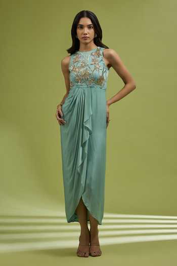 Ewoke Tara Floral Embroidered Dress 