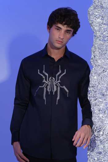Sanjana Reddy Designs Cutdana Embroidered Shirt 