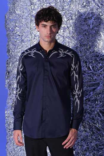 Sanjana Reddy Designs Gothik Embroidered Shirt 