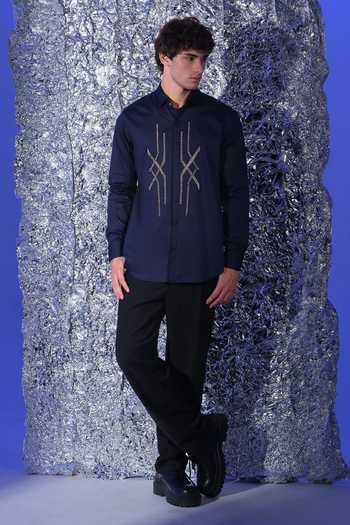 Sanjana Reddy Designs Hand Embroidered Shirt 