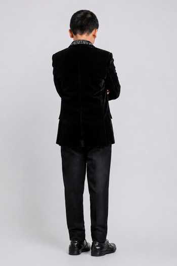 Lil Angels Embroidered Tuxedo Set