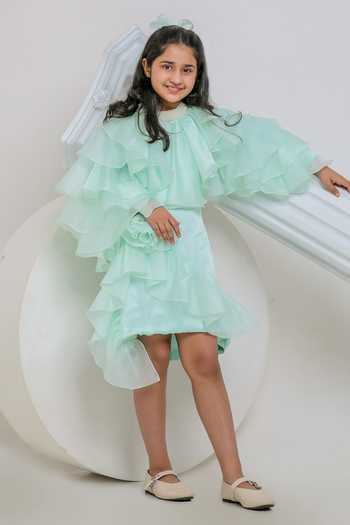 Lil Angels Emily Sea Green Dress 