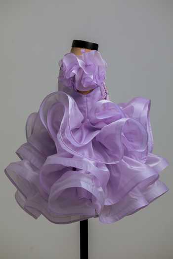 Buy Lil Angels Purple Cotton, Organza, Satin Butterfly Embroidered Dress Online at Aza Fashions Buy_Lil Angels_Purple Cotton, Organza, Satin Butterfly Embroidered Dress _Online_at_Aza_Fashions