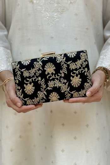 Amyra Bodhi Embroidered Sleek Clutch