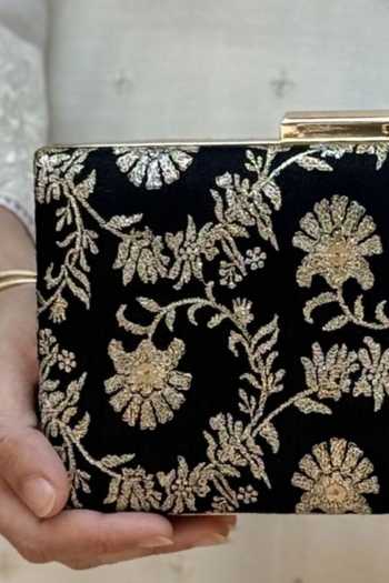 Buy Amyra Black Bodhi Embroidered Sleek Clutch Online at Aza Fashions Buy_Amyra_Black Bodhi Embroidered Sleek Clutch _Online_at_Aza_Fashions