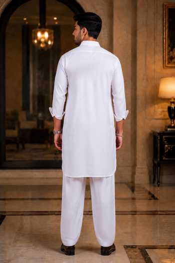 Jhambthreads Solid Plain Kurta & Salwar Set 