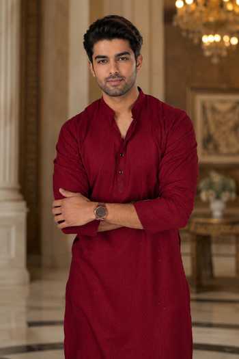 Jhambthreads Embroidered Cotton Kurta Set 