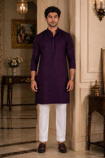 Jhambthreads Embroidered Straight Kurta & Pant Set