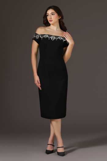 Pooja Peshoria Crystal Embellished Dress 