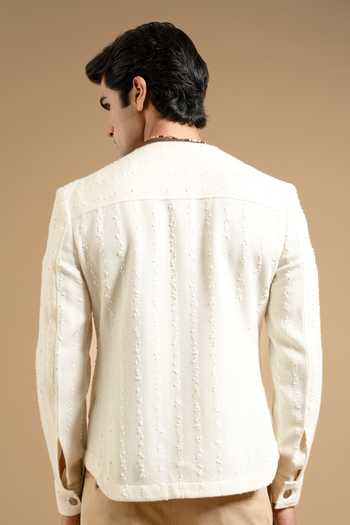 Gargee Designers Textured Bandhgala Style Shacket 