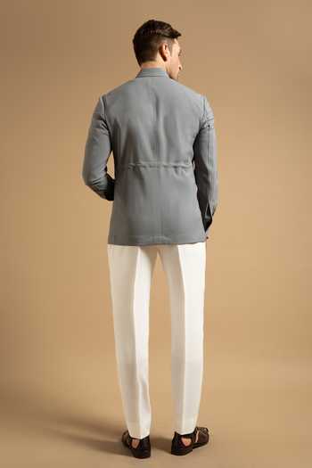 Gargee Designers Steel Grey Structured Jacket