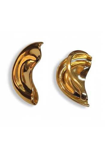 ESME Gold Plated Molten Arc Ear Cuffs Online at Aza Fashions ESME_Gold Plated Molten Arc Ear Cuffs _Online_at_Aza_Fashions