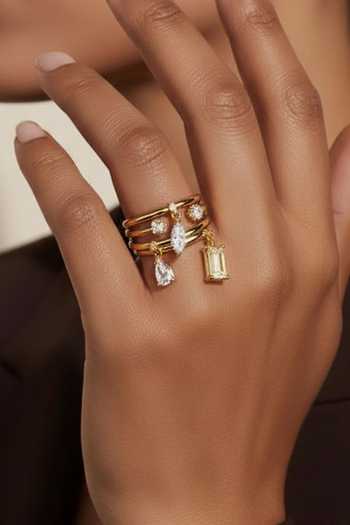 ESME Lunelle Drop Stack Ring 