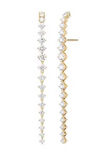 ESME Cascade Tennis Embellished Drop Earrings 