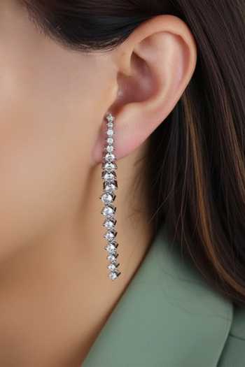 ESME Cascade Tennis Embellished Drop Earrings 