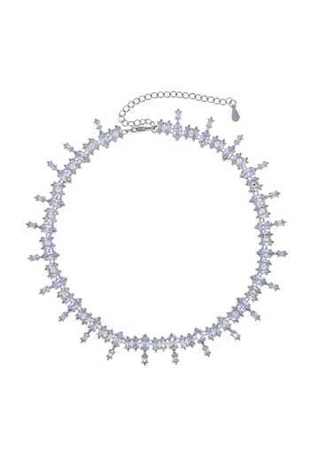 ESME Lustre Fringe Embellished Necklace 