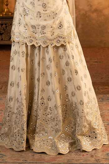 Buy ANGAD SINGH Gold Net, Tissue Sweetheart Neck, Yes Embroidered Kurta Sharara Set Online at Aza Fashions Buy_ANGAD SINGH_Gold Net, Tissue Sweetheart Neck, Yes Embroidered Kurta Sharara Set _Online_at_Aza_Fashions