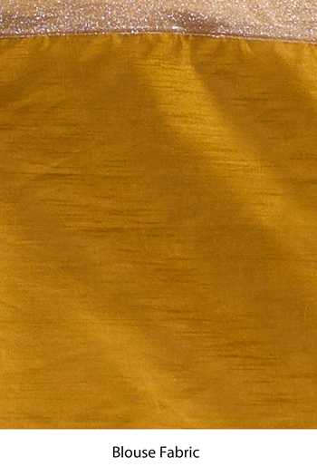 Khwaab By Sanjana Lakhani Yellow Silk Placement Print Saree With Running Blouse Online at Aza Fashions Khwaab By Sanjana Lakhani_Yellow Silk Placement Print Saree With Running Blouse _Online_at_Aza_Fashions