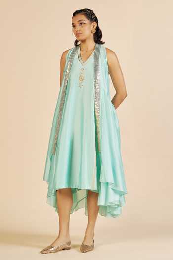 Gulabo By Abu Sandeep Sequin Asymmetric Jacket