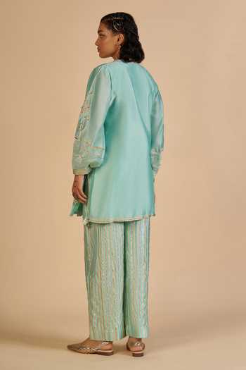 Gulabo By Abu Sandeep Striped Chanderi Pant
