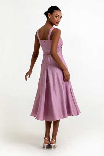 Raison D'Etre Atelier Ayla Gathered Flared Dress 