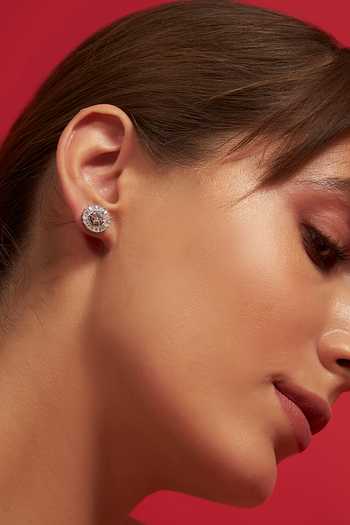 Buy Modarta Silver Plated Solitaire Stone Embellished Stud Earrings Online at Aza Fashions Buy_Modarta_Silver Plated Solitaire Stone Embellished Stud Earrings _Online_at_Aza_Fashions