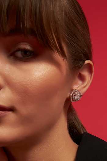 Modarta Silver Plated Heart Spiral Earrings Online at Aza Fashions Modarta_Silver Plated Heart Spiral Earrings _Online_at_Aza_Fashions