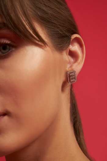 Modarta Silver Plated Square Cut Earrings Online at Aza Fashions Modarta_Silver Plated Square Cut Earrings _Online_at_Aza_Fashions