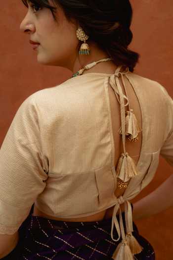 Priyanka Raajiv Champak Silk Blouse