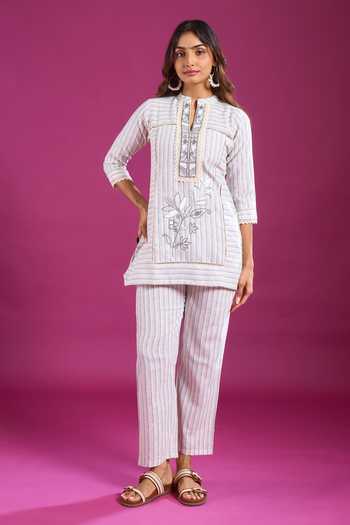 Khwaab By Sanjana Lakhani Printed Straight Kurta & Pant Set 
