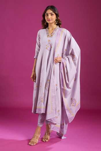 Khwaab By Sanjana Lakhani Printed Anarkali Set 