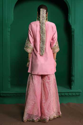 Charu Makkar Zarina Embroidered Gharara Set