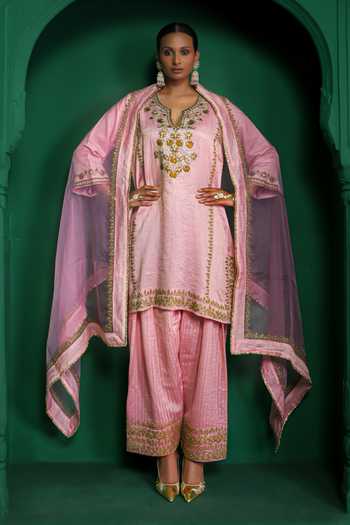 Charu Makkar Sharmila Embroidered Kurta Set