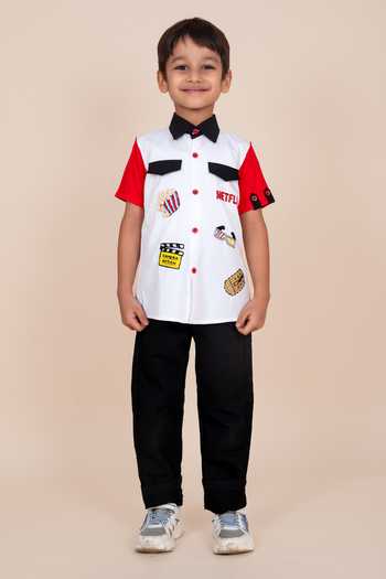Toplove Movie Embroidered Shirt 