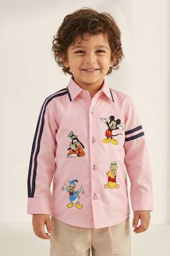 Toplove Disney Embroidered Shirt 