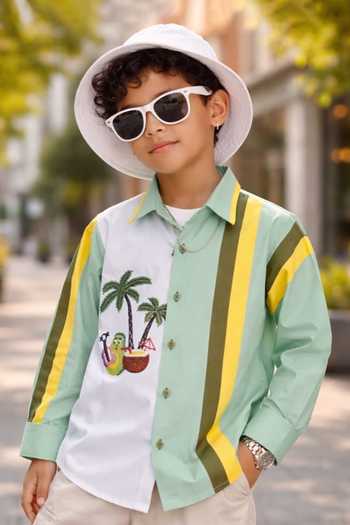 Toplove Pool Party Embroidered Shirt 