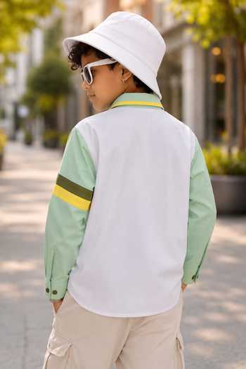 Toplove Pool Party Embroidered Shirt 